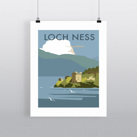 THOMPSON051: Loch Ness. 24" x 32" Matte Mounted Print