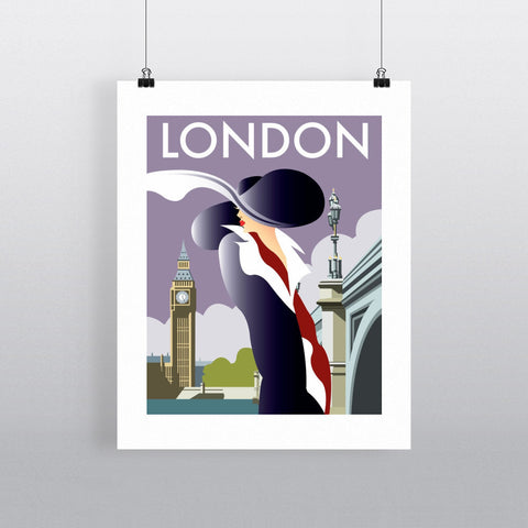 THOMPSON052: London. 24" x 32" Matte Mounted Print