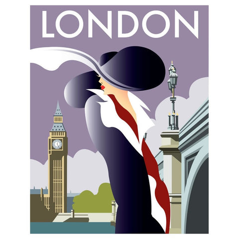 THOMPSON052: London. 24" x 32" Matte Mounted Print