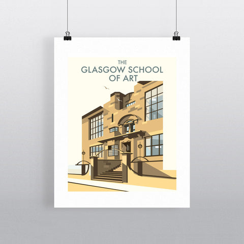 THOMPSON053: The Glasgow School of Art, Mackintosh Building. 24" x 32" Matte Mounted Print