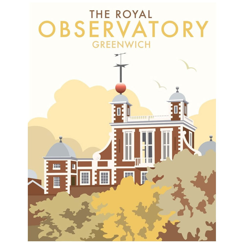 THOMPSON056: The Royal Observatory, Greenwich. 24" x 32" Matte Mounted Print