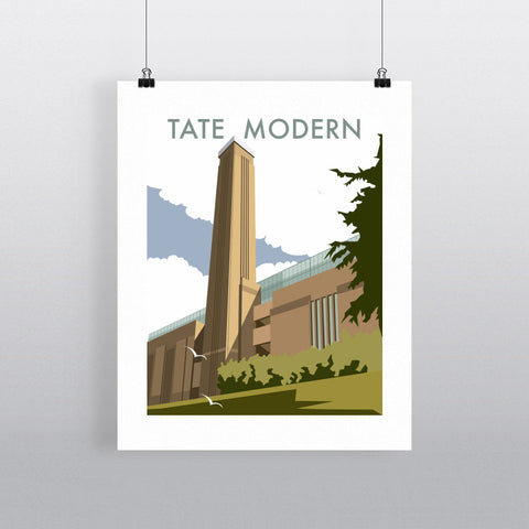 THOMPSON073: The Tate Modern, London. 24" x 32" Matte Mounted Print
