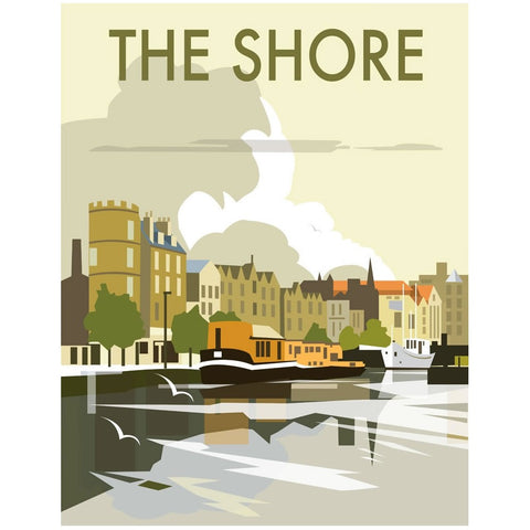 THOMPSON075: The Shore, Leith, Scotland. 24" x 32" Matte Mounted Print