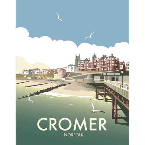 THOMPSON093: Cromer, Norfolk. 24" x 32" Matte Mounted Print