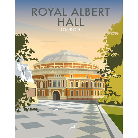 THOMPSON095: The Royal Albert Hall, London. 24" x 32" Matte Mounted Print