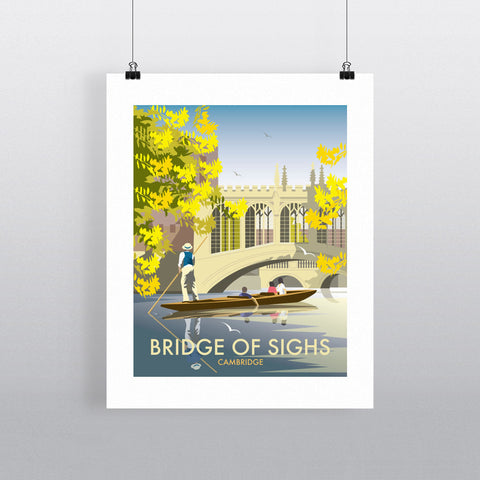 THOMPSON108: The Bridge of Sighs, Cambridge. 24" x 32" Matte Mounted Print