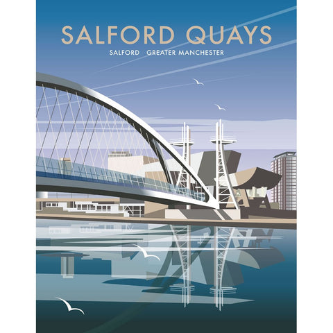 THOMPSON109: Salford Quays, Greater Manchester. 24" x 32" Matte Mounted Print