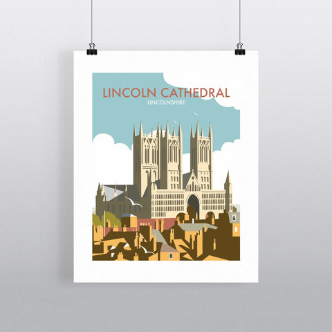 THOMPSON112: Lincoln Cathedral. 24" x 32" Matte Mounted Print
