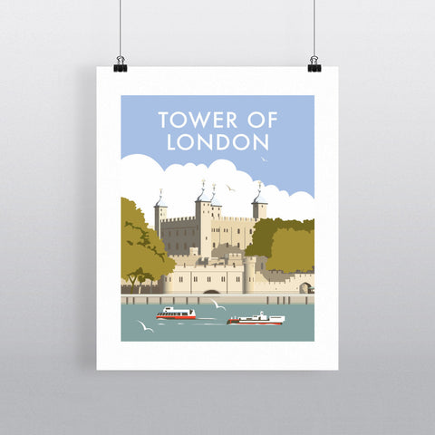 THOMPSON120: The Tower of London. 24" x 32" Matte Mounted Print