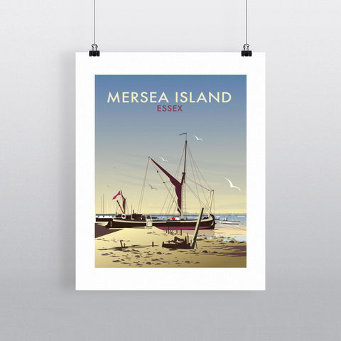 THOMPSON147: Mersea Island, Essex 24" x 32" Matte Mounted Print