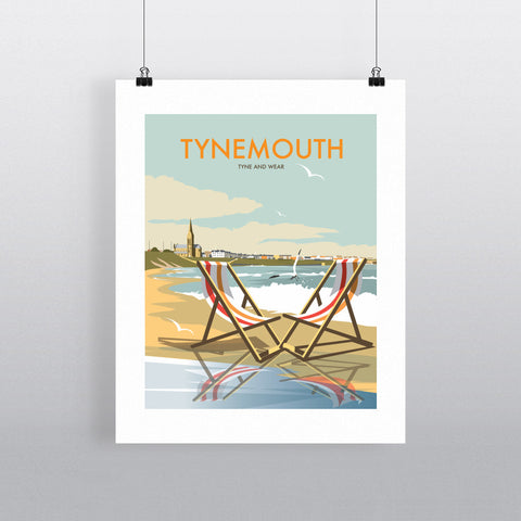 THOMPSON155: Tynemouth 24" x 32" Matte Mounted Print