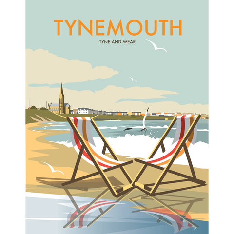 THOMPSON155: Tynemouth 24" x 32" Matte Mounted Print