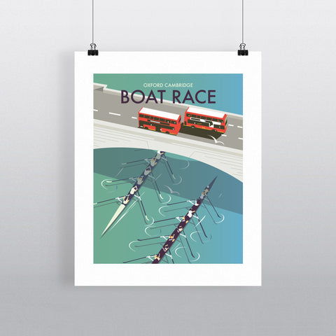 THOMPSON161: The Boat Race 24" x 32" Matte Mounted Print