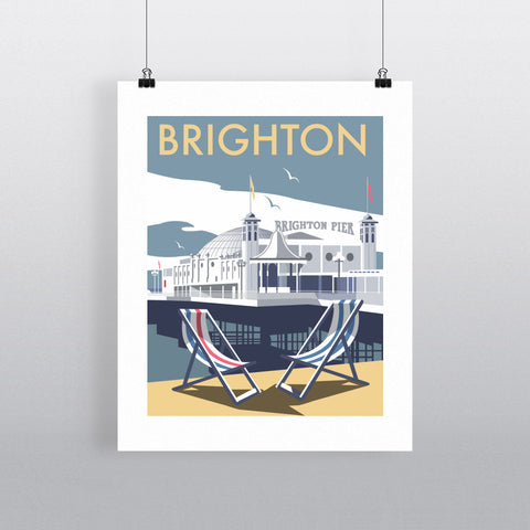 THOMPSON162: Brighton Pier 24" x 32" Matte Mounted Print
