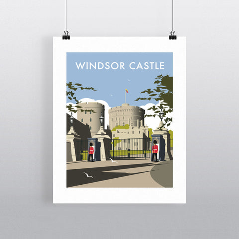 THOMPSON262: Windsor Castle 24" x 32" Matte Mounted Print