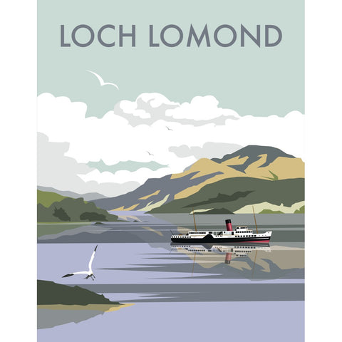 THOMPSON266: Loch Lomond 24" x 32" Matte Mounted Print