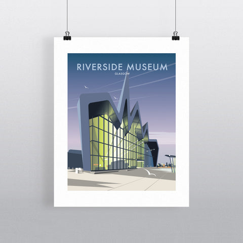 THOMPSON268: Riverside Museum, Glasgow 24" x 32" Matte Mounted Print