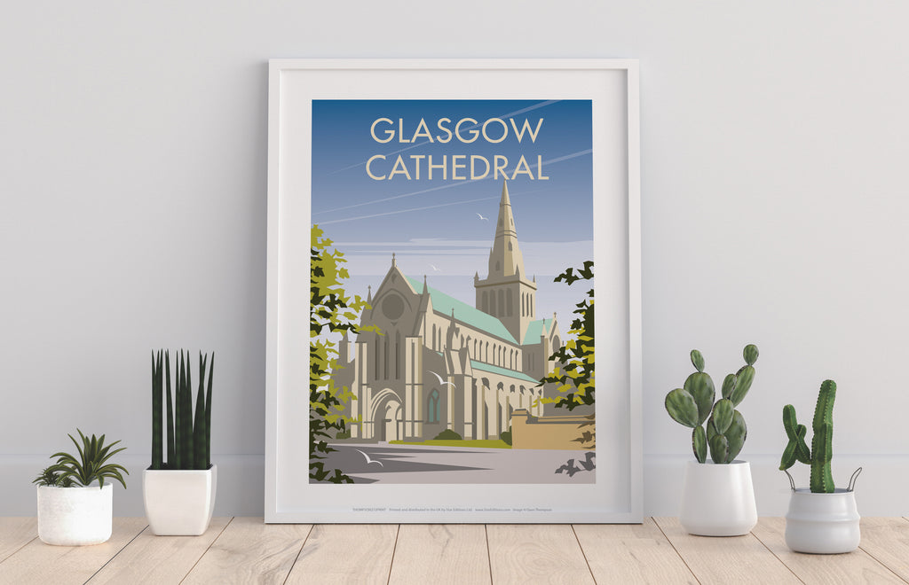 Glasgow Cathedral By Artist Dave Thompson - Art Print
