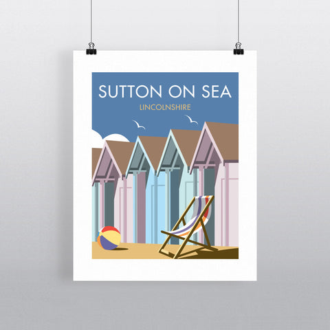 THOMPSON302: Sutton-On-Sea, Linconshire 24" x 32" Matte Mounted Print