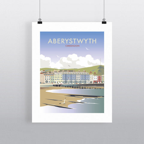 THOMPSON338: Aberystwyth, South Wales 24" x 32" Matte Mounted Print