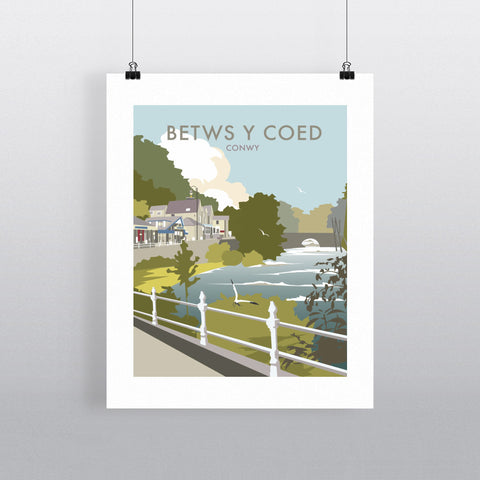 THOMPSON342: Betws Y Coed, North Wales 24" x 32" Matte Mounted Print