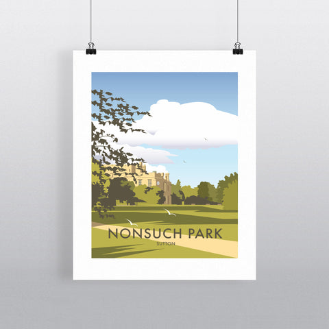 THOMPSON362: Nonsuch Park, Sutton 24" x 32" Matte Mounted Print