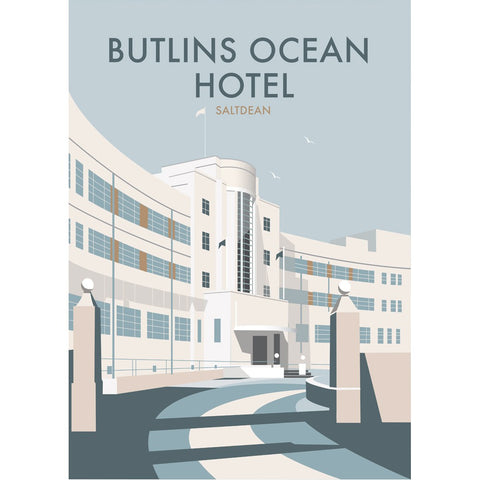 THOMPSON368: Butlins Ocean Hotel, Saltdean 24" x 32" Matte Mounted Print