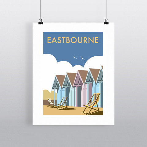 THOMPSON372: Eastbourne 24" x 32" Matte Mounted Print