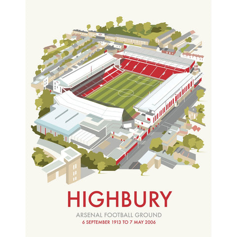 THOMPSON403: Highbury 24" x 32" Matte Mounted Print