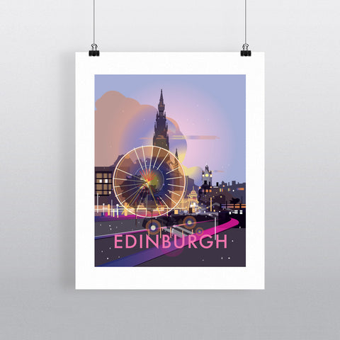 THOMPSON418: Edinburgh 24" x 32" Matte Mounted Print
