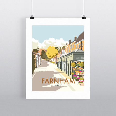 THOMPSON427: Farnham, Surrey 24" x 32" Matte Mounted Print
