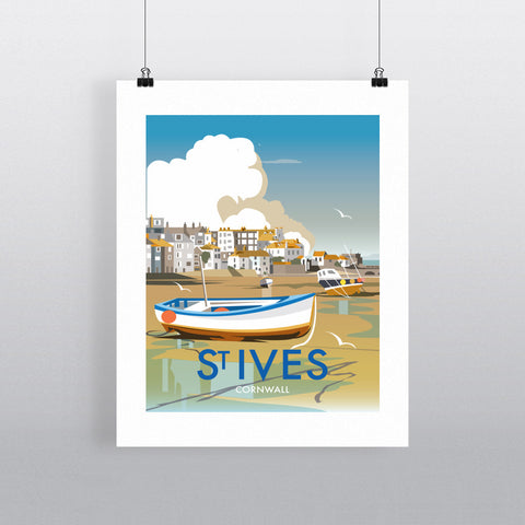 THOMPSON429: St Ives, Cornwall 24" x 32" Matte Mounted Print