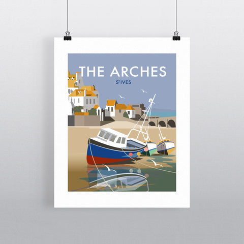THOMPSON460: The Arches, St Ives 24" x 32" Matte Mounted Print