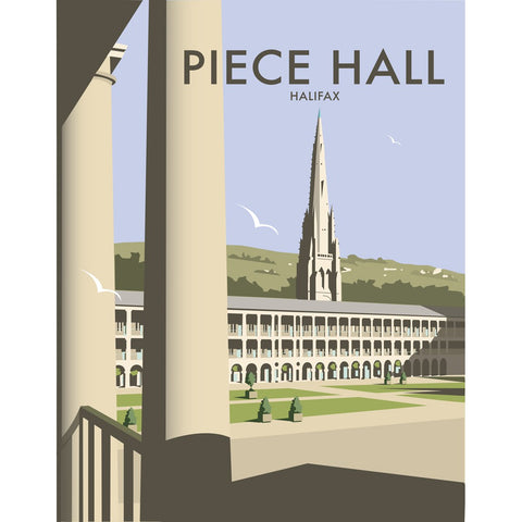THOMPSON471: The Piece Hall, Halifax 24" x 32" Matte Mounted Print
