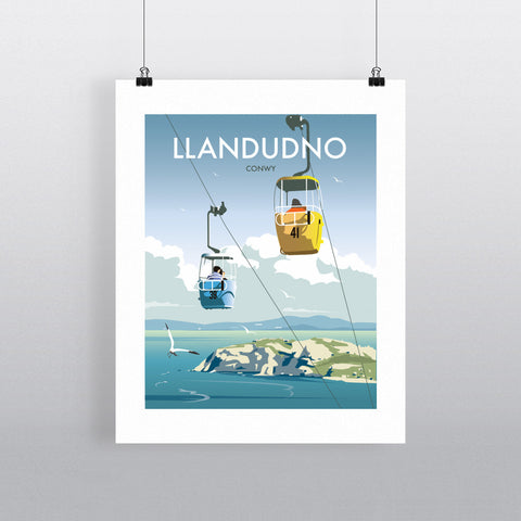 THOMPSON491: Llandudno Conwy. Greeting Card 6x6