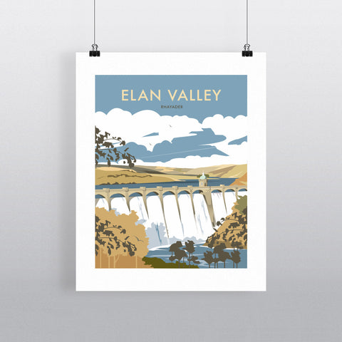 THOMPSON513: Elan Valley Rhayader. Greeting Card 6x6