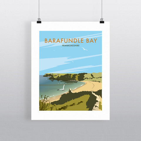 THOMPSON516: Barafundle Bay Pembrokeshire. Greeting Card 6x6