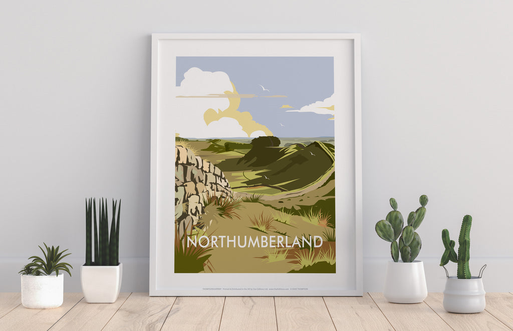 Northumberland By Artist Dave Thompson - Premium Art Print