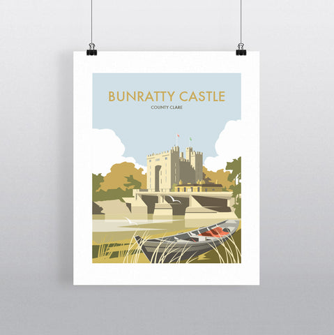 THOMPSON559: Bunratty Castle County Clare. Greeting Card 6x6