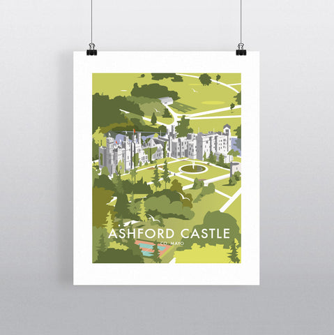THOMPSON568: Ashford Castle Co Mayo. Greeting Card 6x6