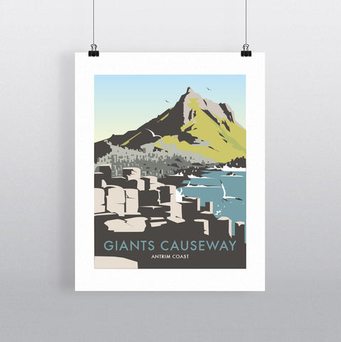 THOMPSON570: Giants Causeway Antrim Coast. Greeting Card 6x6
