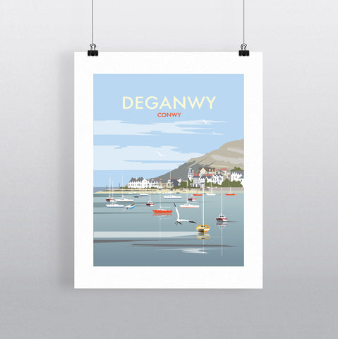 THOMPSON584: Deganwy Conwy. Greeting Card 6x6