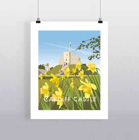 THOMPSON619: Cardiff Castle. Greeting Card 6x6
