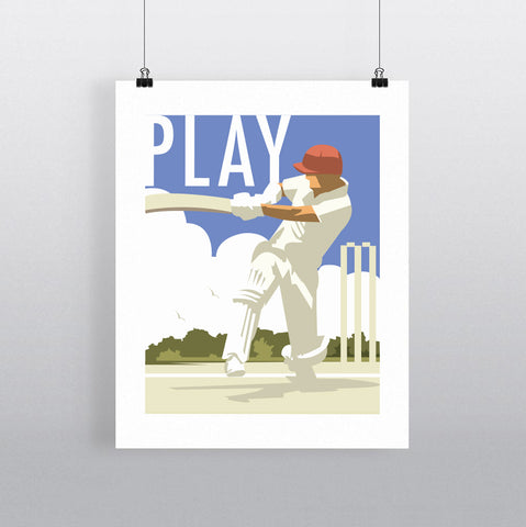 THOMPSON644: Play. Greeting Card 6x6