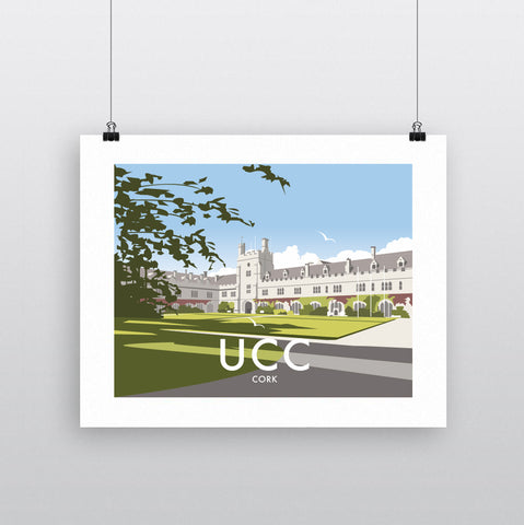 THOMPSON651: UCC Cork. Greeting Card 6x6