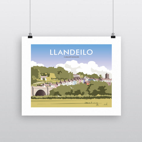 THOMPSON659: Llandeilo. Greeting Card 6x6