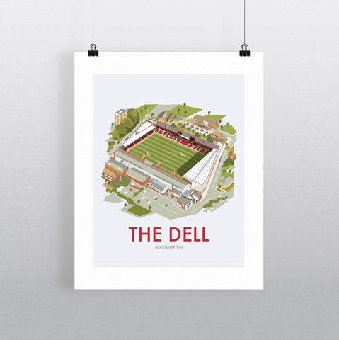 THOMPSON717: The Dell Southampton. Greeting Card 6x6