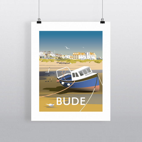 THOMPSON726: Bude Cornwall. Greeting Card 6x6