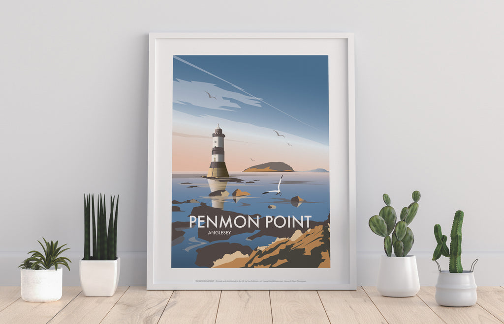 Penmon Point, Anglesey By Artist Dave Thompson - Art Print