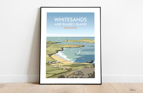 Whitesands And Ramsey Island By Dave Thompson Art Print